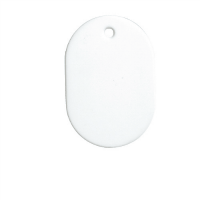 番号札（大）　無地　白　ＢＮ－Ｌ６７３　５０枚