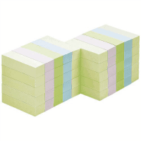 ◎ふせん５０×１５ミリ　４色混色　１００枚×５０冊