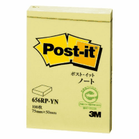ポスト・イットノート再生紙シリーズイエロー６５６ＲＰ－ＹＮ