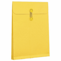 マチ付保存袋カーデックス　角形２号　黄色　１３４