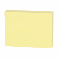 ポストイット ノート再生紙　38×50 2パッド　イエロー