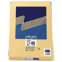 再生紙クラフト封筒　角２　１００枚