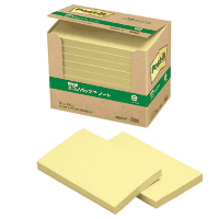 再生紙エコノパックノート　７５×１２７ｍｍ　イエロー　１０冊