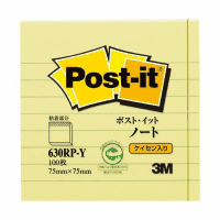 ポスト・イットノート　ケイセン入り　イエロー　６３０ＲＰ－Ｙ