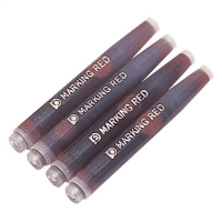 プラチナ萬年筆　ソフトペンカートリッジレッド　ＳＰＭ－２００