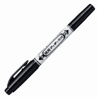 水性マーカー　紙用マッキー（細・極細）　黒　ＷＹＴＳ５－ＢＫ