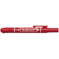 油性ペン　マッキーノック　細字　赤　Ｐ－ＹＹＳＳ６－Ｒ