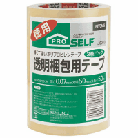 透明梱包テープＮｏ３３０３　５０ｍｍ×５０ｍ　３巻