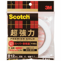 スコッチ超強力両面テープ　４ｍ（スーパー多用途）ＳＰＳ－１２