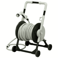 キャリングホースリール　３０Ｍ　グレー　キャスター付