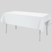 白無地テーブルクロス　ＳＴ１８５　１８５０×１３７０ｍｍ