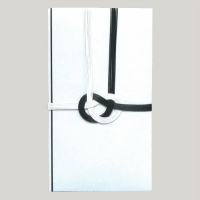 無地　黒白七本字なしハスなし／キ－０４９