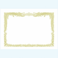 ＯＡ賞状用紙　白　Ｂ５　縦書用　１０－１０５０　１０枚入