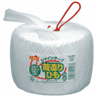 シャインテープ荷造りひも玉巻白５０ｍｍ×３００ｍネット入