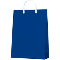 カラーコーティングバッグ　中　ＣＣＢ－０３　紺　１０枚