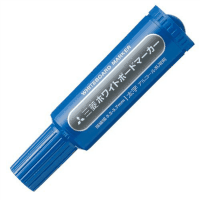 ホワイトボードマーカー　太字・丸芯　青