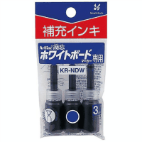 潤芯ホワイトボードマーカー　補充インキ　青　３本入