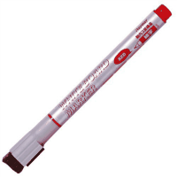 ボードマーカー　細字・丸芯　ＬＢＭ１５４Ｒ　赤