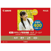 ＩＪ光沢紙／写真用紙・光沢ゴールド　Ｌ判　４００枚