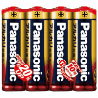 アルカリ乾電池　パナソニック（金）　単３形　４本