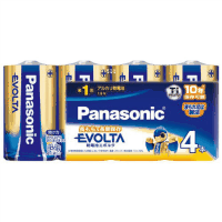 アルカリ乾電池　ＥＶＯＬＴＡ　単１形　４本