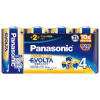 アルカリ乾電池　ＥＶＯＬＴＡ　単２形　４本