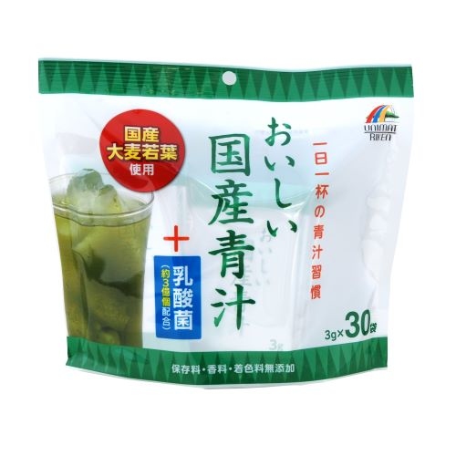 Ｕリケン　おいしい国産青汁＋乳酸菌　３０袋※