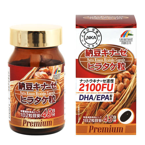 Ｕリケン　納豆キナーゼヒラタケ粒プレミアム　９０粒※