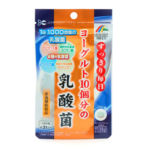 ヨーグルト１０個分の乳酸菌　６２粒※