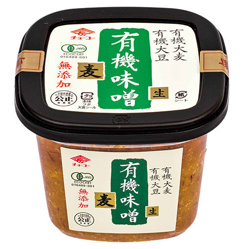 長工　有機栽培麦みそ　５００ｇ※