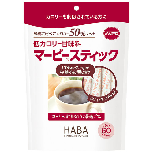 マービー　低カロリー甘味料スティック　６０包※