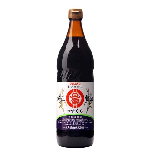丸島　純正醤油淡口　９００ｍｌ※