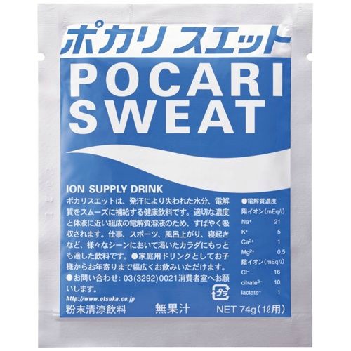 ポカリスエット１Ｌ用粉末　７４ｇ×１００袋※