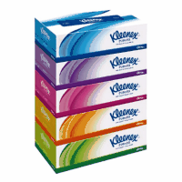 クリネックスティッシュ　１８０組×５箱