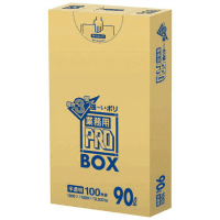 ３層ゴミ袋　業務用ＰＲＯシリーズ　９０Ｌ　半透明　１００枚