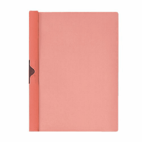 スライドクリップファイル　Ａ４縦　２０枚収容　レッド