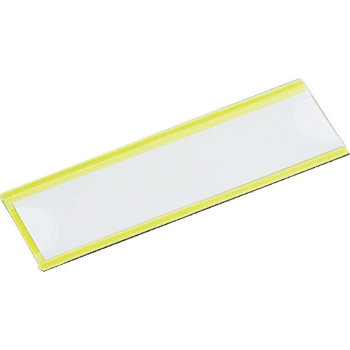 マグネット式見出しプレート２５Ｘ８０黄１０枚入