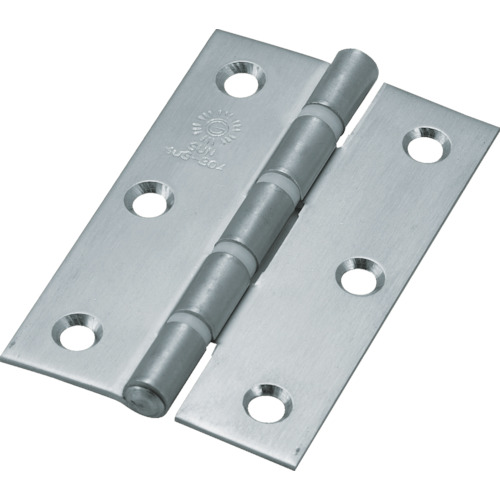 ＳＵＳ製厚口蝶番ナイロンリング入全長６４ｍｍ