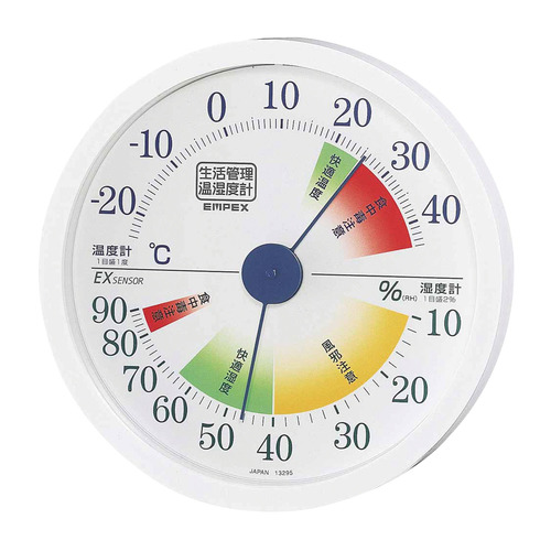 生活管理温・湿度計　壁掛け専用