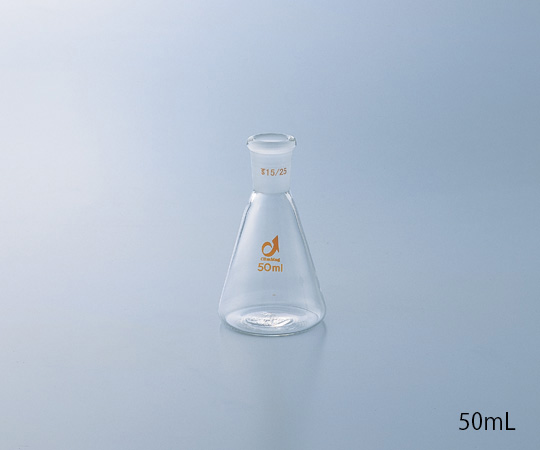 共通摺合三角フラスコ　３００ｍＬ