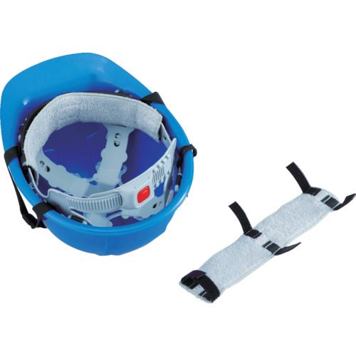 ヘルメット取付式汗取りデコパット白タオル地