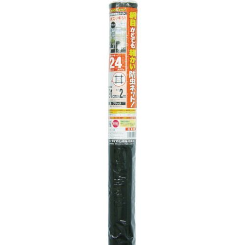 クラウンネット２４メッシュ９１ｃｍ×２ｍブラック