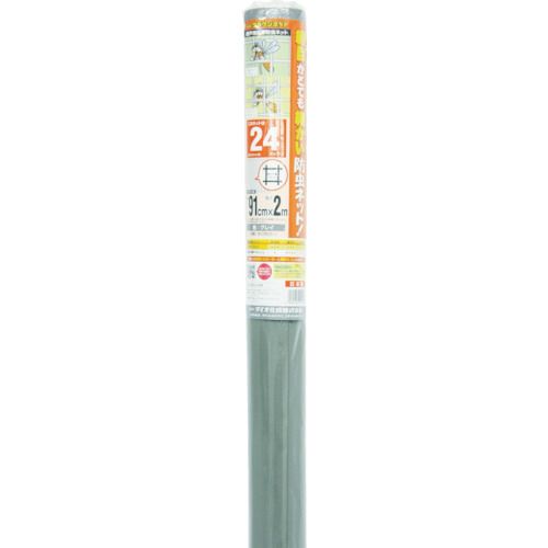 クラウンネット２４メッシュ９１ｃｍ×２ｍグレイ