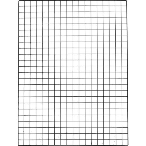 棚用ディスプレイネット金具付９００Ｘ１２００黒