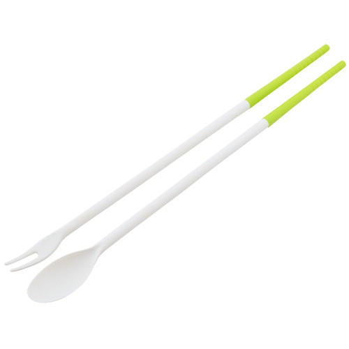 シリコン　　スプーンフォーク付　菜箸　Ｇ