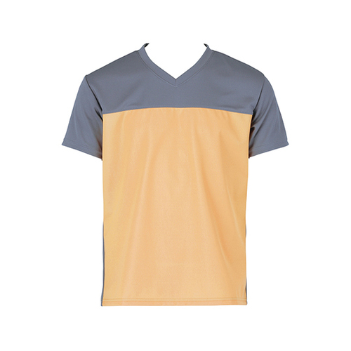 入浴介護Ｔシャツ　（男女兼用）　オレンジ　Ｍ
