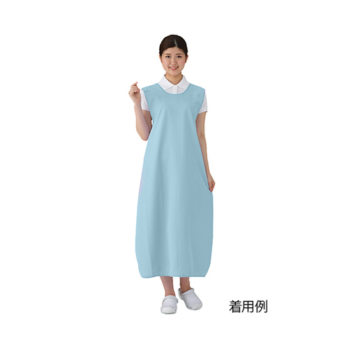 軽量ストレッチ防水エプロン　ブルー