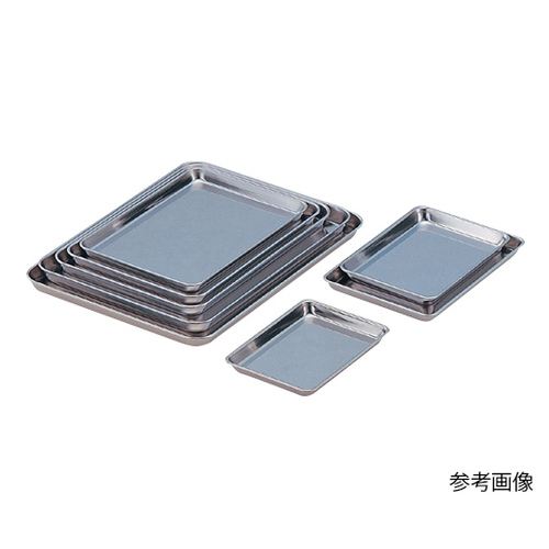 ステン角型バット　４１１×３０１×２１ｍｍ