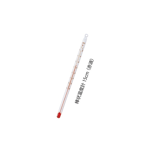 アルコール棒状温度計　短型　０ー１００℃