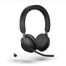 両耳用無線ヘッドセット（Jabra　Evolve2　65　MS　Stereo　USB-C　Black）